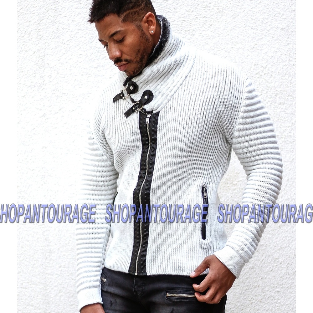 Young Republic SW5060 Knitted Cardigan Zip Sweater